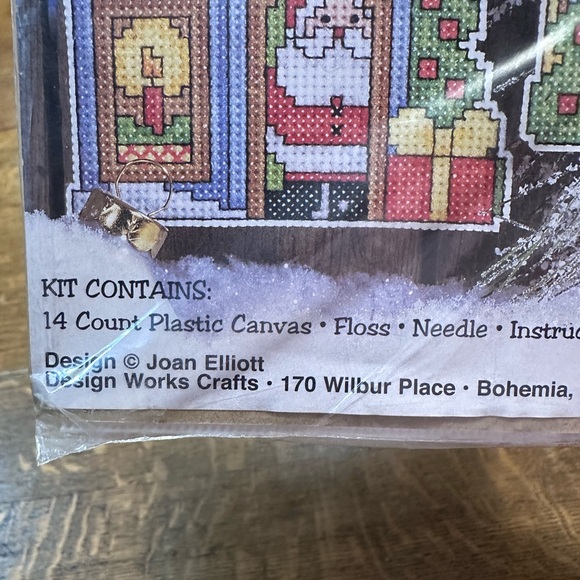 Cross stitch Christmas ornament kit NEW crafty fun‎ - Picture 2 of 5